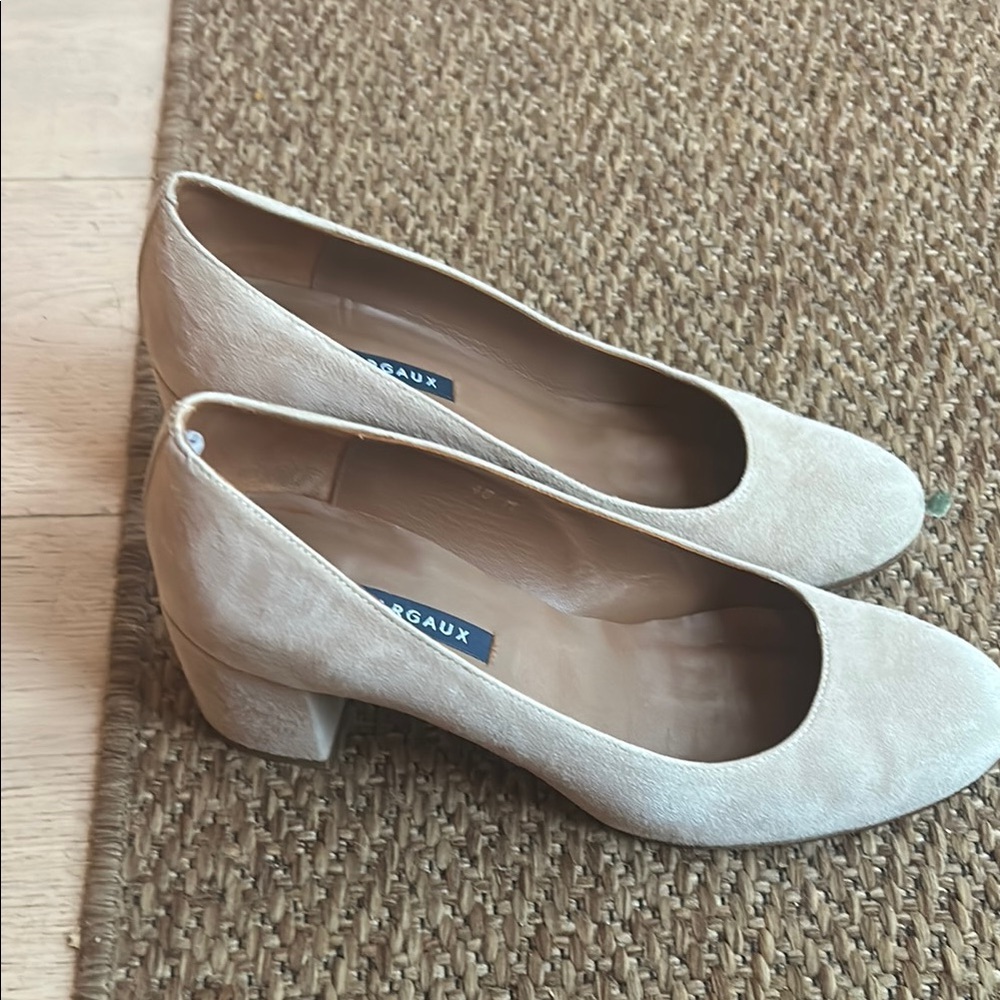 Margaux Women's Cream Block Heel Shoes 40